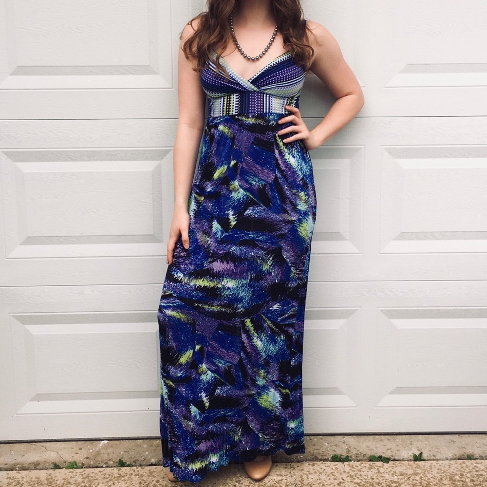 Comfy Purple Maxi Dress